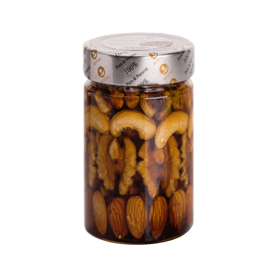 Royal Honey with fresh nuts - 175g